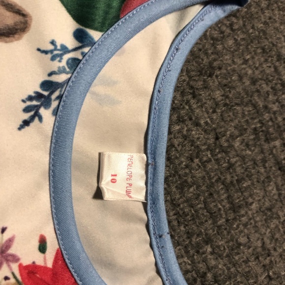 Adorable Girls Size 10 Bunny Smock Style Dress - Picture 5 of 5